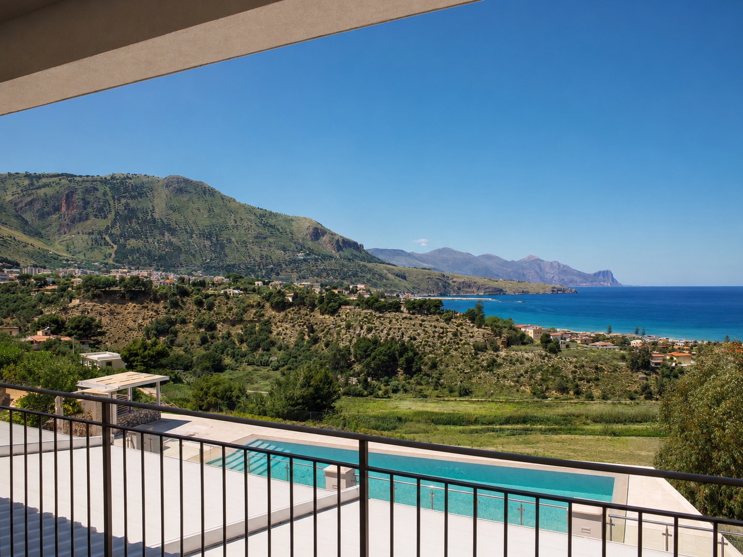 Vistas al golfo desde la Deluxe Vista Mar