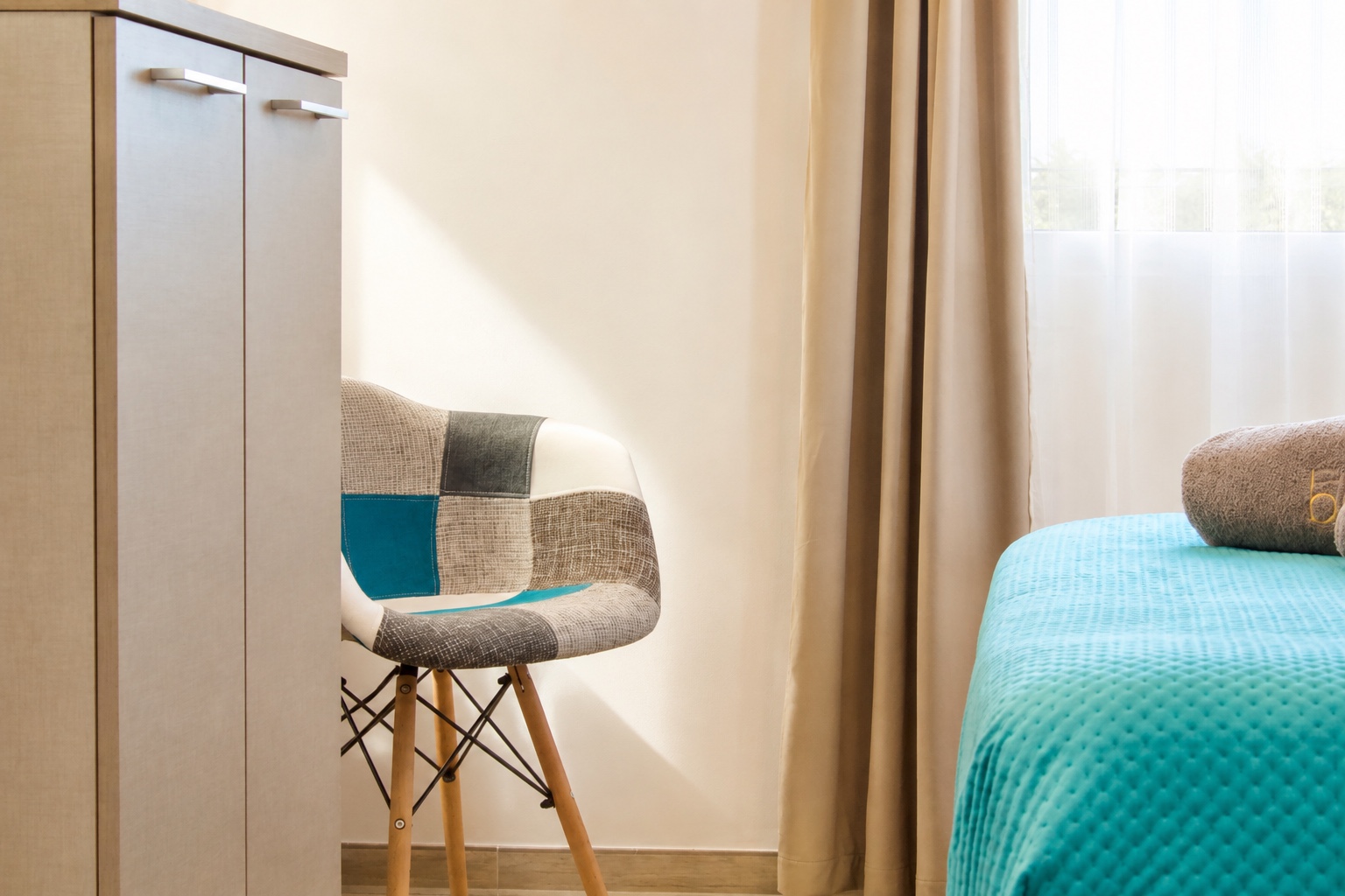 Detail des Doppelzimmers Premium mit Meerblick