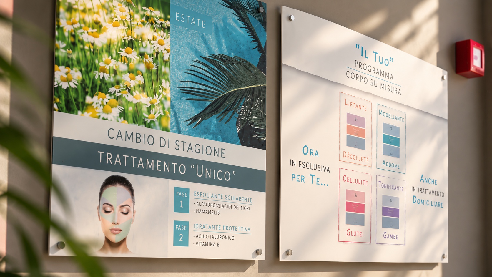 Programas faciales y corporales del spa